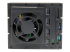 StarTech.com Flyttbart hyllfritt bakpanelställ i aluminium med hot swap-funktion för fyra 3,5" SAS II/SATA III - Baksidan