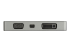 StarTech.com USB C Multiport Video Adapter, 4K 60Hz UHD Portable 5-in-1 USB Type C to HDMI 2.0, Mini DisplayPort, VGA or DVI (1080p), 95W PD Passthrough, Cable Management, Aluminum Adapter - Baksidan