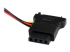 StarTech.com SATA to LP4 Power Cable Adapter with 2 Additional LP4 - Närbild