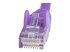 StarTech.com 75ft CAT6 Ethernet Cable, 10 Gigabit Snagless RJ45 650MHz 100W PoE Patch Cord, CAT 6 10GbE UTP Network Cable w/Strain Relief, Purple, Fluke Tested/Wiring is UL Certified/TIA - Närbild