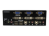 StarTech.com DVI VGA KVM-switch för dubbla skärmar USB med 2 portar, audio & USB 2.0-hubb - Baksidan