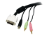 StarTech.com 4-in-1 USB DVI KVM Cable - Närbild