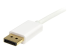 StarTech.com 3m 10 ft White Mini DisplayPort to DisplayPort 1.2 Adapter Cable M/M - Närbild