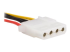 StarTech.com SATA to LP4 Power Cable Adapter with 2 Additional LP4 - Närbild