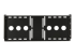 StarTech.com 4U Universal VESA LCD Monitor Mounting Bracket for 19-inch Rack or Cabinet - Baksidan