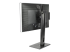 StarTech.com Free Standing Single Monitor Mount, Height Adjustable Monitor Stand, For VESA Mount Displays up to 32" (15lb/7kg), Ergonomic Monitor Stand for Desk, Tilt/Swivel/Rotate, Black - Baksidan