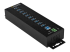 StarTech.com USB 3.0-hubb med 10 portar och nätadapter - Baksidan
