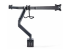 StarTech.com Crossbar Triple Monitor Desk Mount, VESA 75x75/100x100 - Baksidan