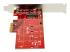 StarTech.com x4 PCI Express 3.0 till M.2 PCIe NVMe SSD Adapter - Baksidan