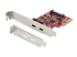 StarTech.com 2-ports PCIe USB 3.1-kort - Vänster vinkel
