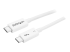 StarTech.com 1.6ft (50cm) Thunderbolt 3 Cable, 40Gbps, 100W PD, 4K/5K Video, Thunderbolt-Certified, Compatible w/ TB4/USB 3.2/DisplayPort - Höger vinkel