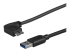 StarTech.com Smal Micro USB 3.0-kabel - Höger vinkel