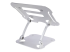 StarTech.com Laptop Stand for Desk, Ergonomic Laptop Stand Adjustable Height, Aluminum, Portable, Supports up to 22lb (10kg), Foldable Laptop Holder for Desk - Baksidan