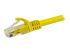 StarTech.com 75ft CAT6 Ethernet Cable, 10 Gigabit Snagless RJ45 650MHz 100W PoE Patch Cord, CAT 6 10GbE UTP Network Cable w/Strain Relief, Yellow, Fluke Tested/Wiring is UL Certified/TIA - Närbild