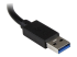 StarTech.com Bärbar USB 3.0-hubb med 3 portar plus Gigabit Ethernet - Närbild