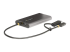 StarTech.com USB-C to Dual-HDMI Adapter, USB-C or A to 2x HDMI, 4K 60Hz, 100W PD Pass-Through, 1ft (30cm) Built-in Cable, External Video Graphics Adapter - Baksidan