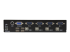 StarTech.com Professionell VGA USB KVM-switch med 4 portar och hubb - Baksidan