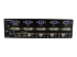StarTech.com 4 Port DVI VGA Dual Monitor KVM Switch USB with Audio and USB 2.0 Hub (SV431DDVDUA) - Baksidan