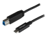 StarTech.com USB 3.1 USB-C till USB-B-kabel - Höger vinkel