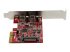 StarTech.com 2-ports PCIe USB 3.1-kort - Höger sida