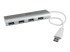 StarTech.com Bärbar USB 3.0-hubb med 4 portar och inbyggd kabel - Baksidan