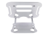 StarTech.com Laptop Stand for Desk, Ergonomic Laptop Stand Adjustable Height, Aluminum, Portable, Supports up to 22lb (10kg), Foldable Laptop Holder for Desk - Baksidan