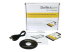 StarTech.com 2 Port Flush Mount ExpressCard 54mm SuperSpeed USB 3.0 Card Adapter with UASP - Flera vinklar