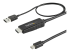 StarTech.com 6ft (2m) HDMI to Mini DisplayPort Cable 4K 30Hz, Active HDMI to mDP Adapter Converter Cable with Audio, USB Powered, Mac & Windows, HDMI Male to mDP Male Video Adapter Cable - Höger vinkel
