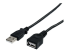 StarTech.com 3 m svart USB 2.0-förlängningskabel A till A – M/F - Höger vinkel