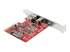 StarTech.com 2 portar 10 Gbit/s USB-A &amp;amp; USB-C PCIe-kort - Baksidan