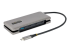 StarTech.com 4-Port USB-C Hub, 1x USB-A and 3x USB-C Ports, USB 3.1 10Gbps, Bus Powered, USB Type C Hub with 9.8in (25cm) Wrap-Around Cable, Portable USB-C to USB-A Hub - Baksidan
