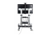 StarTech.com Rolling TV Cart/Stand On Wheels, Up to 100inch/220lb Screens - Baksidan