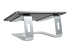 StarTech.com Laptop Stand for Desk, 5kg/11lb, Aluminum, Silver, Ergonomic - Baksidan